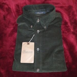 Long sleeve flannel button down by Roundtree & Yorke